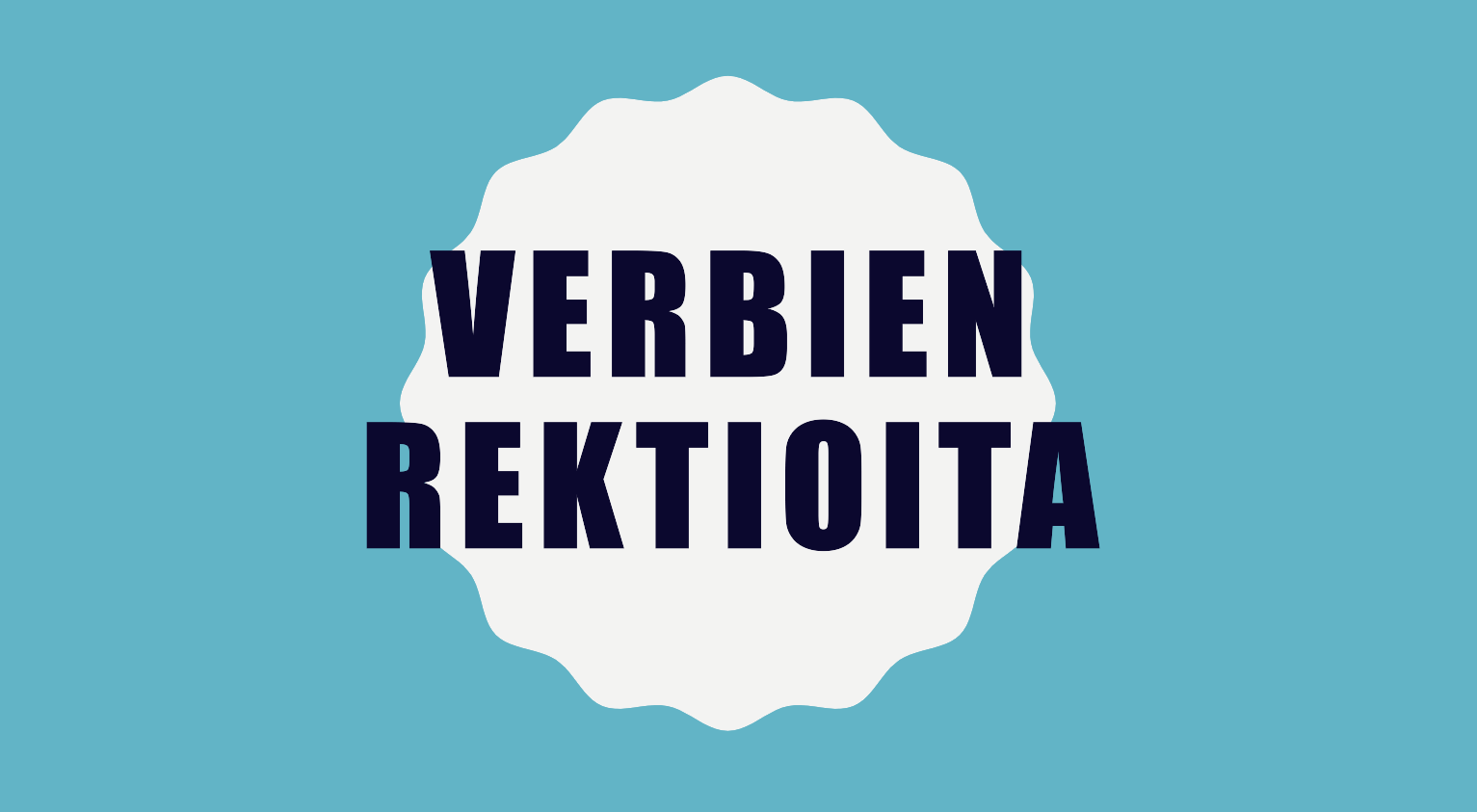 Verbien Rektioita – Ope Marin Verkkokurssit